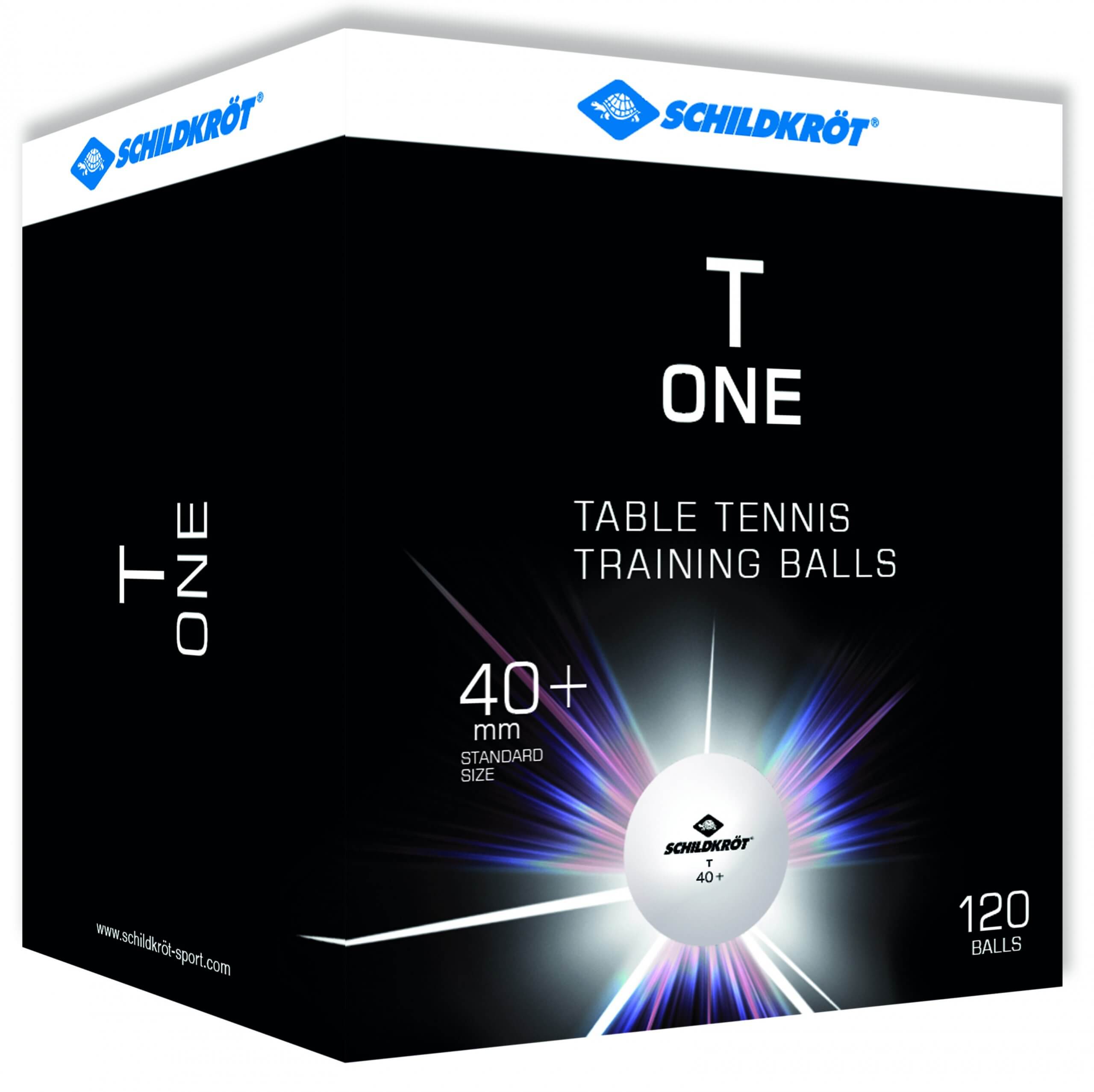 Tischtennisball 608522_T_One_Trainingsball_Poly_weiß_120erBox_Verpackung Tischtennisball 608522_T_One_Trainingsball_Poly_weiß_120erBox_Verpackung