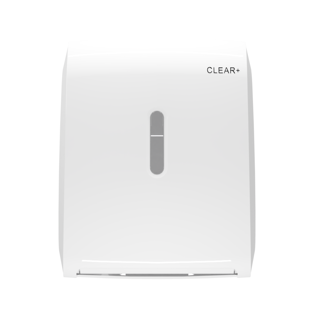 Clear+ Hand Towel Roll Dispenser white_1
