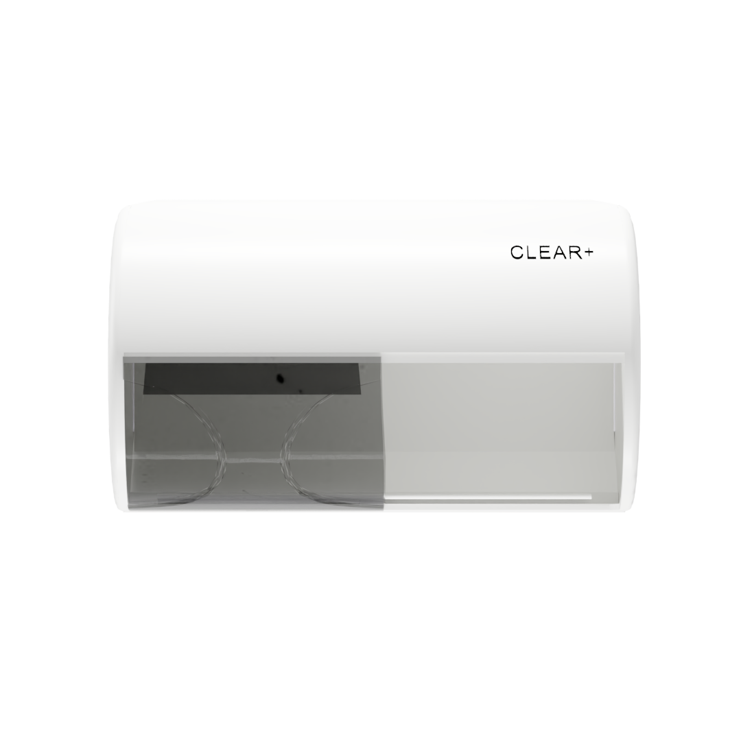 Clear+ Toilet Paper Dispenser white_1