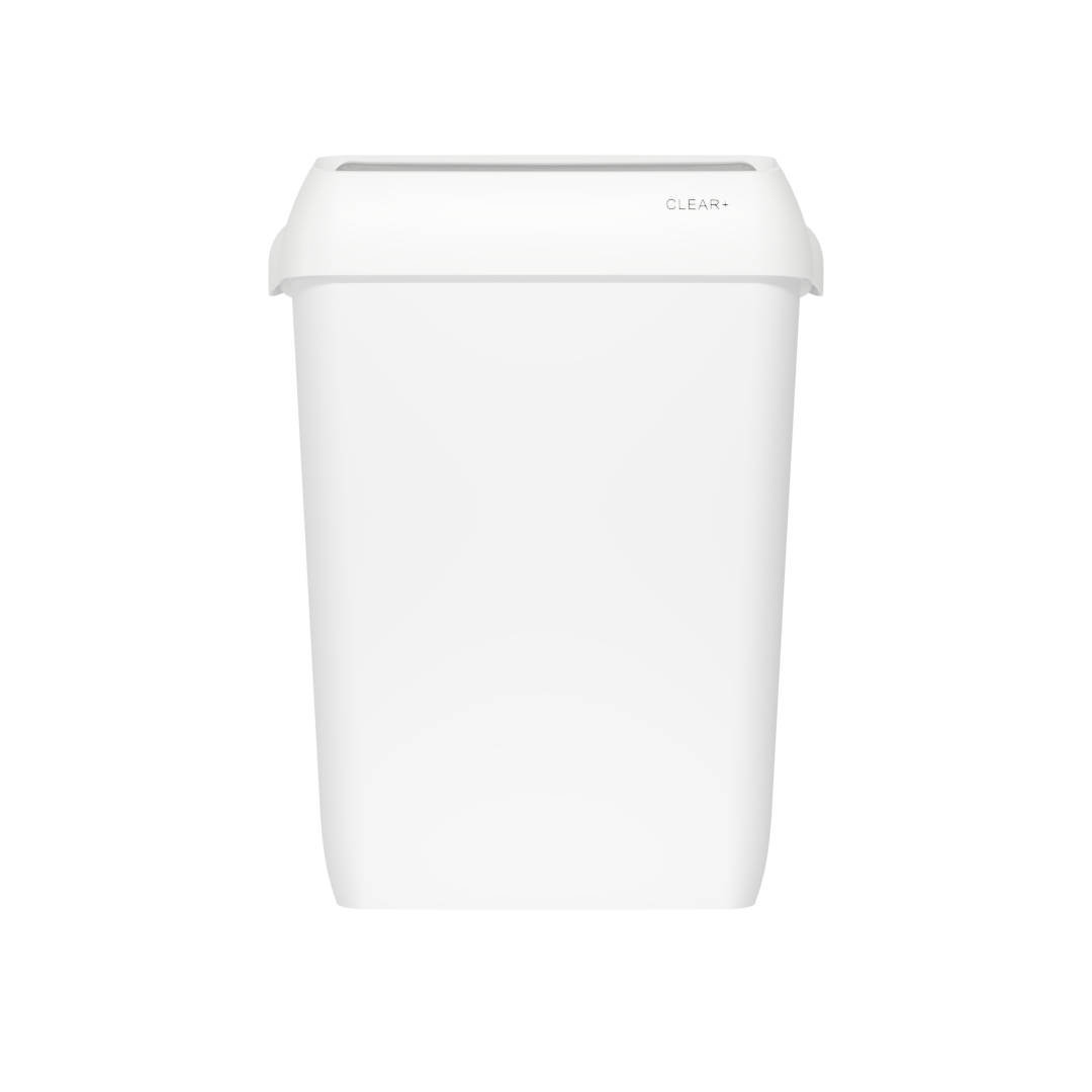 Clear+ Waste Bin 23l white_1